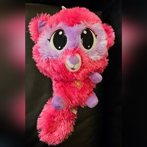 Pink and Purple Plush Fox Toy EUC